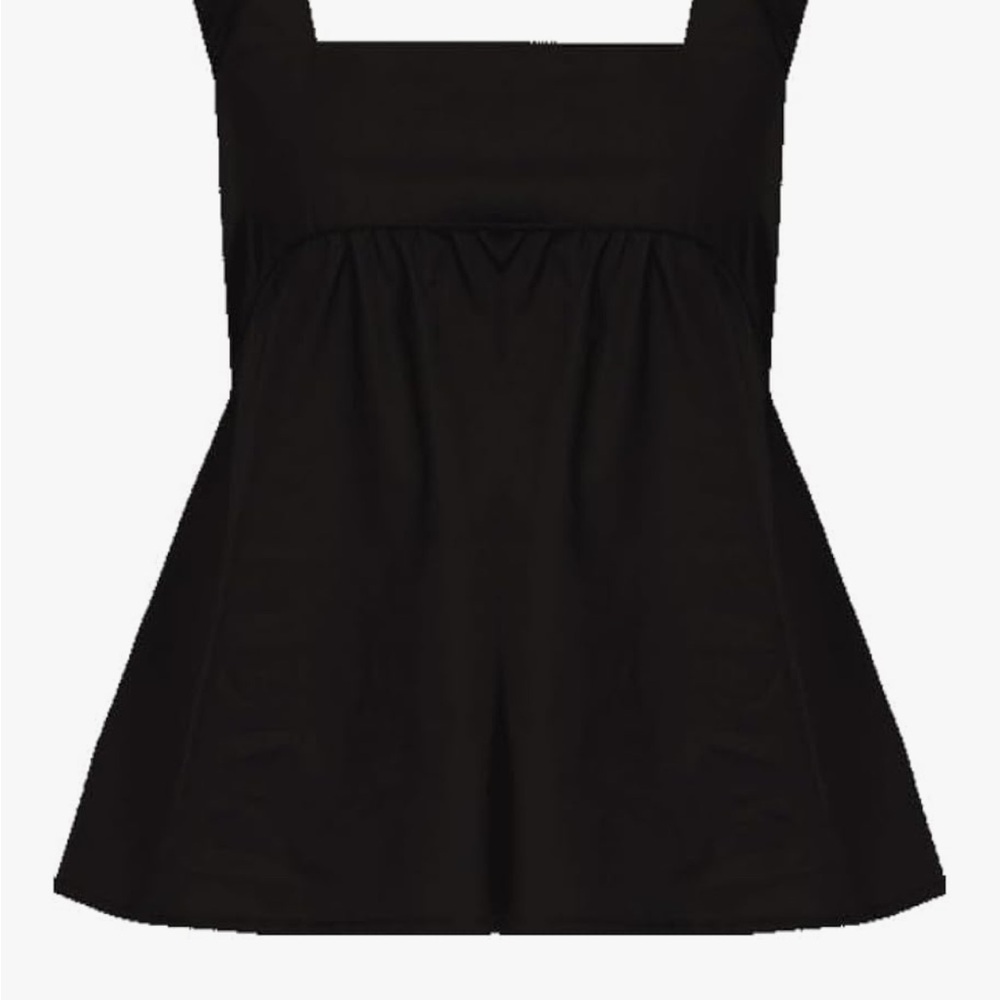 Black Sleeveless Top